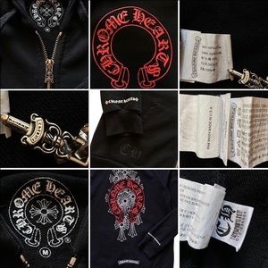 Chrome Hearts Hoodie Sweatshirt Zip Up